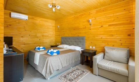 Коттедж двухместный. Пансионат Slavyanka Ultra All Inclusive Hotel (Славянка Ультра Все включено), г. Анапа