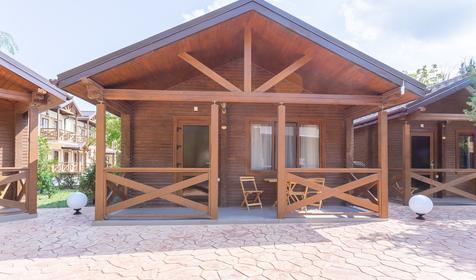 Коттедж двухместный. Пансионат Slavyanka Ultra All Inclusive Hotel (Славянка Ультра Все включено), г. Анапа