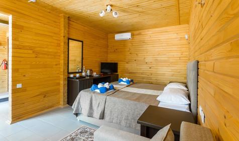 Семейный коттедж. Пансионат Slavyanka Ultra All Inclusive Hotel (Славянка Ультра Все включено), г. Анапа