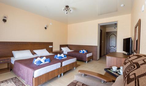 Стандарт трехместный. Пансионат Slavyanka Ultra All Inclusive Hotel (Славянка Ультра Все включено), г. Анапа