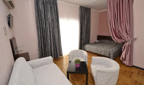 Люкс двухместный однокомнатный с балконом с доп. местом