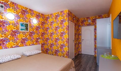 Двухместный комфорт с балконом с видом на сад