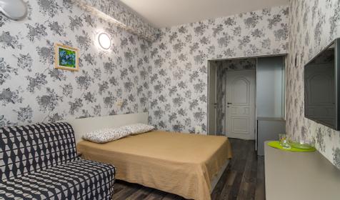 Четырехместный люкс с балконом, вид на море