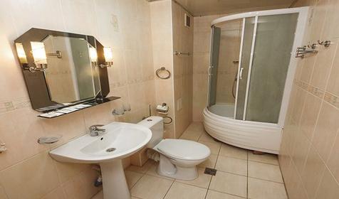 Двухместный 1 категории, французская кровать, 4 этаж пансионат "Радуга", Геленджик