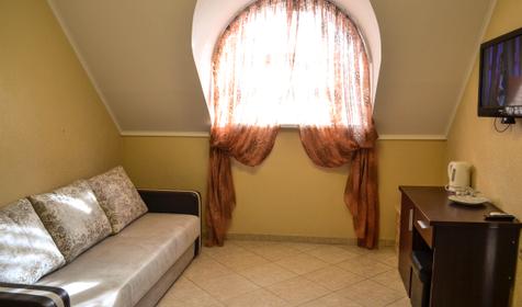 Люкс двухкомнатный без балкона, 5 этаж