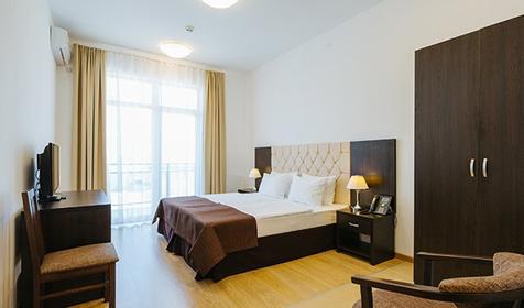 Апартаменты двухместный ДАБЛ (без кухни), апарт-отель "Имеретинский - Прибрежный Квартал - Прибрежный Квартал", Сочи, Адлер