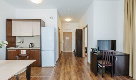 Апартаменты двухместный двухкомнатный (с кухней), апарт-отель "Имеретинский - Прибрежный Квартал - Прибрежный Квартал", Сочи, Адлер