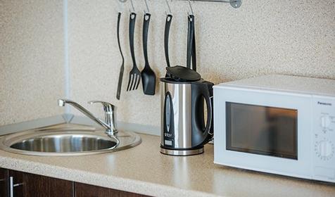 Апартаменты двухместный двухкомнатный (с кухней), апарт-отель "Имеретинский - Прибрежный Квартал - Прибрежный Квартал", Сочи, Адлер