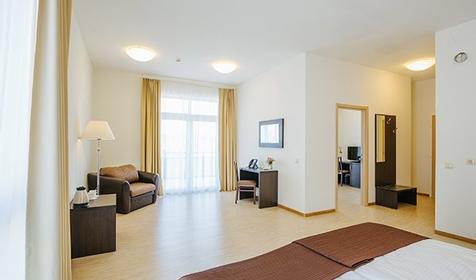 Апартаменты двухместный двухкомнатный (без кухни), апарт-отель "Имеретинский - Прибрежный Квартал - Прибрежный Квартал", Сочи, Адлер