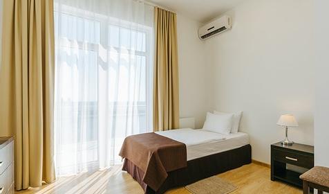 Апартаменты двухместный двухкомнатный (без кухни), апарт-отель "Имеретинский - Прибрежный Квартал - Прибрежный Квартал", Сочи, Адлер