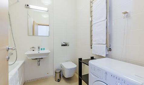 Апартаменты с кухней четырехместные трехкомнатные, апарт-отель "Имеретинский - Прибрежный Квартал", Сочи, Адлер