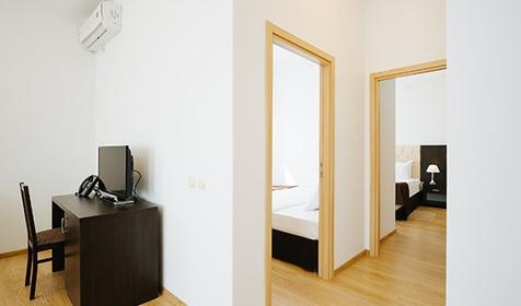 Апартаменты с кухней пятиместные четырехкомнатные, апарт-отель "Имеретинский - Прибрежный Квартал", Сочи, Адлер