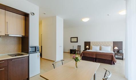 Студия с кухней, апарт-отель "Имеретинский - Прибрежный Квартал", Сочи, Адлер