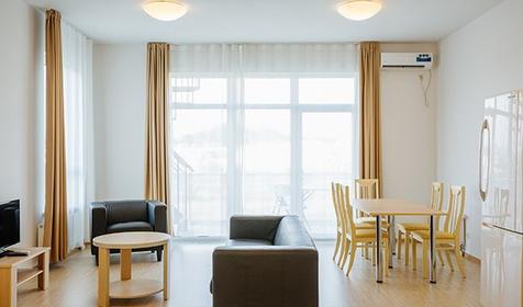 Апартаменты четырехместный с 2 спальнями и кухней, отель "Имеретинский - Заповедный Квартал", Сочи, Адлер