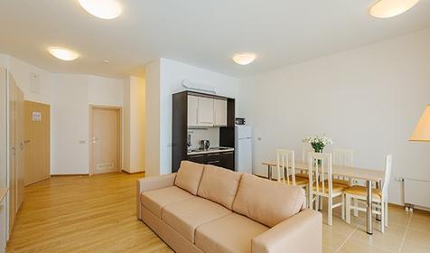 Апартаменты пятиместный с 3 спальнями и кухней, отель "Имеретинский - Морской Квартал", Сочи, Адлер