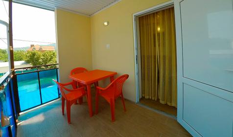 Двухкомнатный с общей кухней. Гостевой дом Морская, 10. Геленджик, Архипо-Осиповка