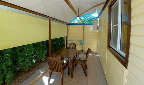 Однокомнатный коттедж с отдельной кухней. Гостевой дом Морская, 10. Геленджик, Архипо-Осиповка