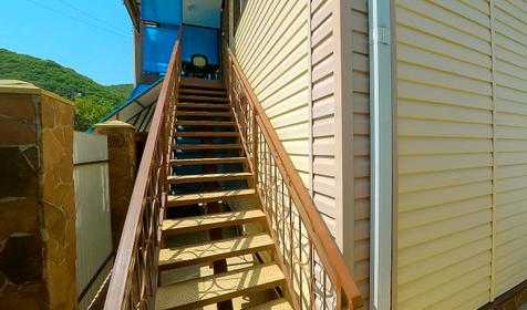 Однокомнатный с кухней. Гостевой дом Морская, 10. Геленджик, Архипо-Осиповка