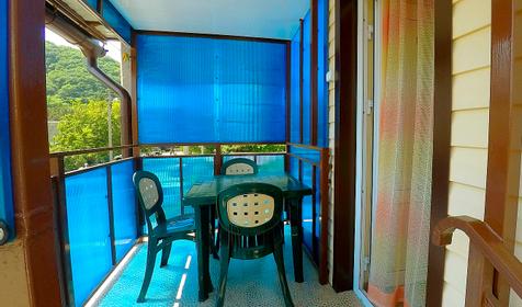 Однокомнатный с кухней. Гостевой дом Морская, 10. Геленджик, Архипо-Осиповка