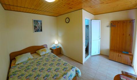 Однокомнатный с общей кухней. Гостевой дом Морская, 10. Геленджик, Архипо-Осиповка