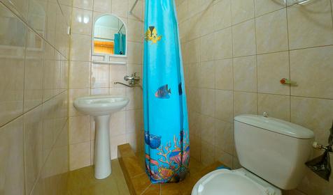 Однокомнатный с общей кухней. Гостевой дом Морская, 10. Геленджик, Архипо-Осиповка