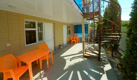 Однокомнатный с общей кухней. Гостевой дом Морская, 10. Геленджик, Архипо-Осиповка