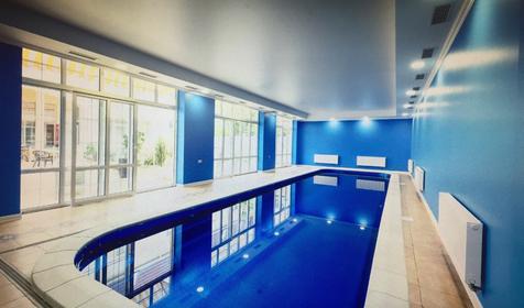 Крытый бассейн. Гостевой дом Журавли, г. Анапа