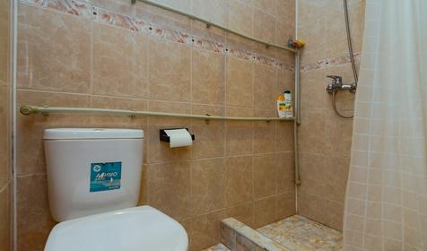 Санузел номеров стандарт. Гостевой дом Эдра, Сочи, Лоо