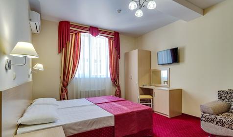 Стандарт 1-комнатный 2-местный без балкона 2 категории. Отель Афродита, Сочи, Адлер