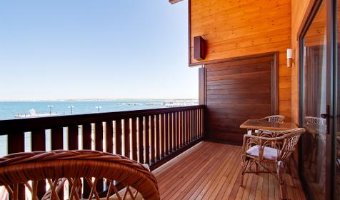 Бунгало люкс с видом на море. Отель Золотая Бухта, Анапа