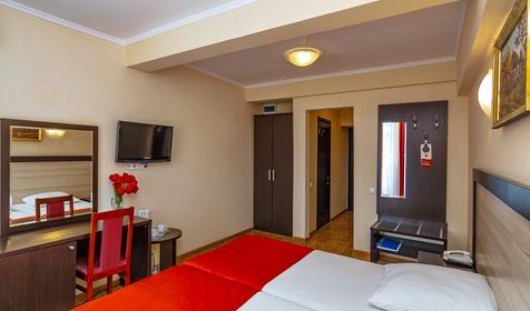 Однокомнатный двухместный комфорт 1 категории. Санаторий Мотылек, Анапа