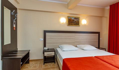 Однокомнатный двухместный комфорт 1 категории. Санаторий Мотылек, Анапа