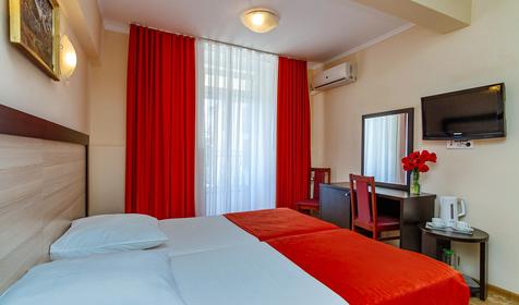 Однокомнатный двухместный комфорт 1 категории. Санаторий Мотылек, Анапа