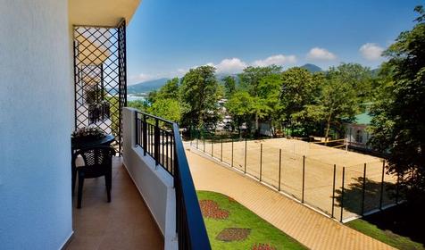 Апартаменты четырехместные двухкомнатные (корпус 4) двухкомнатные четырехместные. Санаторий Жемчужина моря, Геленджик, Кабардинка