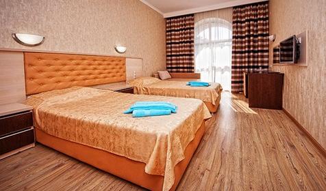 Стандарт двухместный двухместный. Санаторий Жемчужина моря, Геленджик, Кабардинка