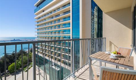 Двухкомнатный апартаменты (вид на море)