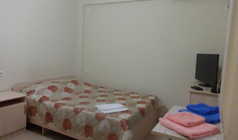 Двухместная студия с индивидуальной кухней без балкона (1 этаж)