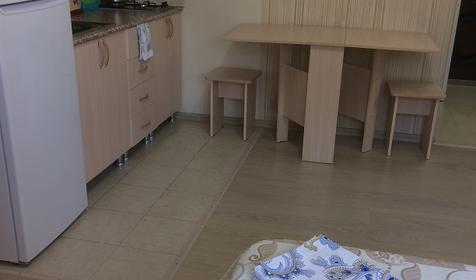 Двухместная студия с индивидуальной кухней без балкона (2 этаж). Гостевой дом Пионер