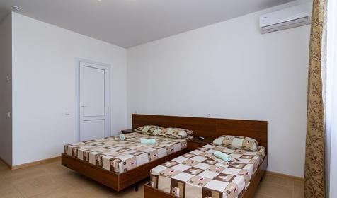 Стандарт четырехместный. Гостевой дом На Пляже Белая Лилия, Анапа, Джемете