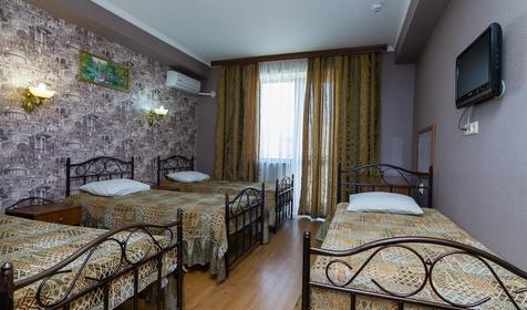 Полулюкс четырехместный. Отель Турист, Анапа, Витязево