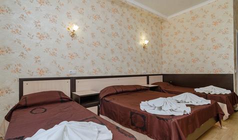 Стандарт четырехместный с балконом. Гостевой дом Мегас-Александрос, Анапа, Витязево