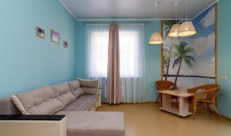 Стандарт четырехместный двухкомнатный. Гостевой дом Дом путешественника, Геленджик