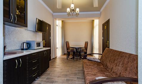 Апартаменты двухкомнатные. Гостиница Империя, Анапа, Витязево