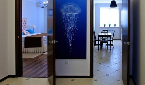 Апартаменты Медуза, отель Голубая лагуна, Анапа