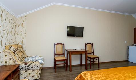 Четырехместный стандарт с видом на двор. Гостевой дом Юг, Туапсинский район, п. Небуг