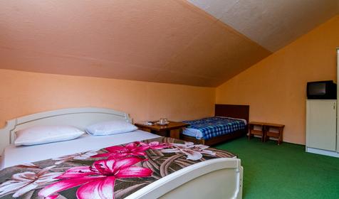 Стандарт на мансарде. Гостевой коттедж Южаночка, Сочи, Лоо