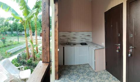 Домик двухкомнатный четырехместный с удобствами