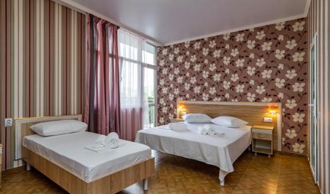 Четырехместный стандарт. Гостевой дом Вояж, Туапсе, Новомихайловский