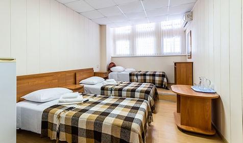 Трехместный стандарт. Пансионат Аквамарин, Сочи, Хоста