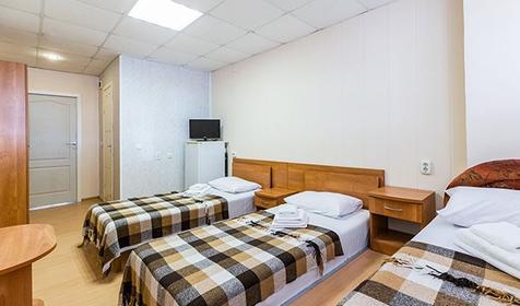 Трехместный стандарт. Пансионат Аквамарин, Сочи, Хоста